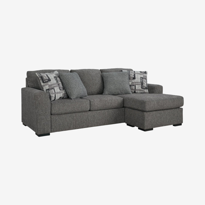 5240418 Gardiner Reversible Sofa Chaise In Fabric Upholstery - Pewter | Signature Design By Ashley
