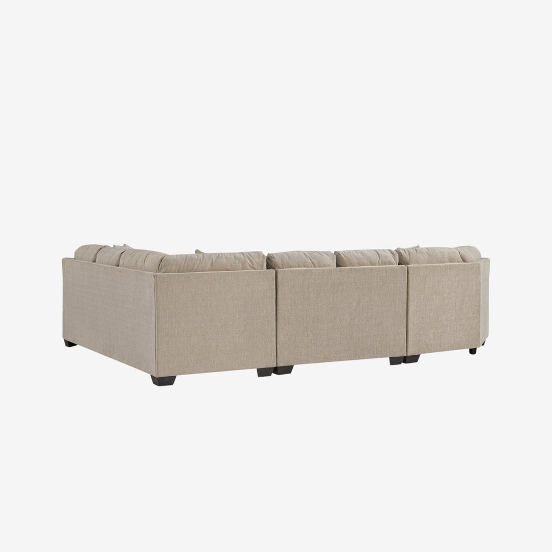 Brogan Bay 3-Piece Fabric Sectional Sofa With Cuddler - Cork | Signature Design By Ashley