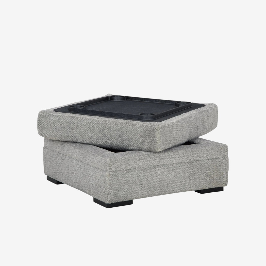 5290611 Casselbury Fabric Ottoman With Storage - Cement | Signature Design By Ashley