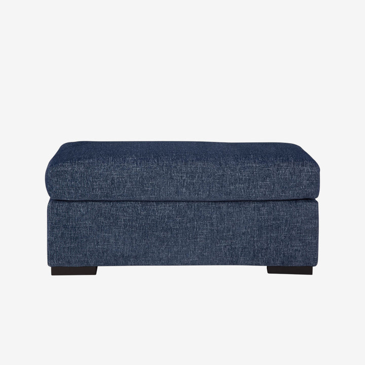 5450214 Evansley Chair Ottoman In Fabric Upholstery - Navy | Benchcraft By Ashley