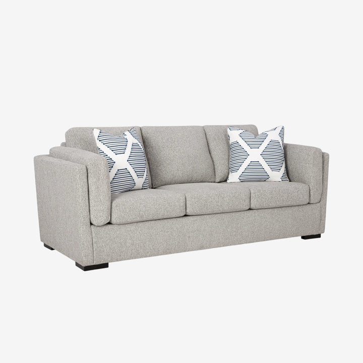 5450338 Evansley Stationary Sofa In Fabric Upholstery - Pewter | Benchcraft By Ashley