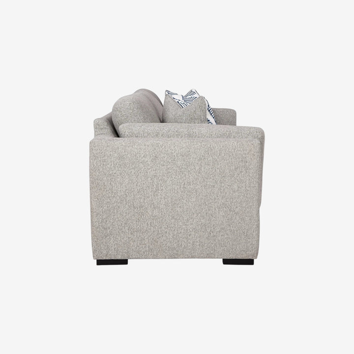 5450338 Evansley Stationary Sofa In Fabric Upholstery - Pewter | Benchcraft By Ashley