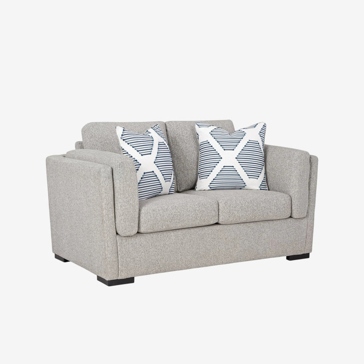 5450335 Evansley Loveseat In Fabric Upholstery - Pewter | Benchcraft By Ashley