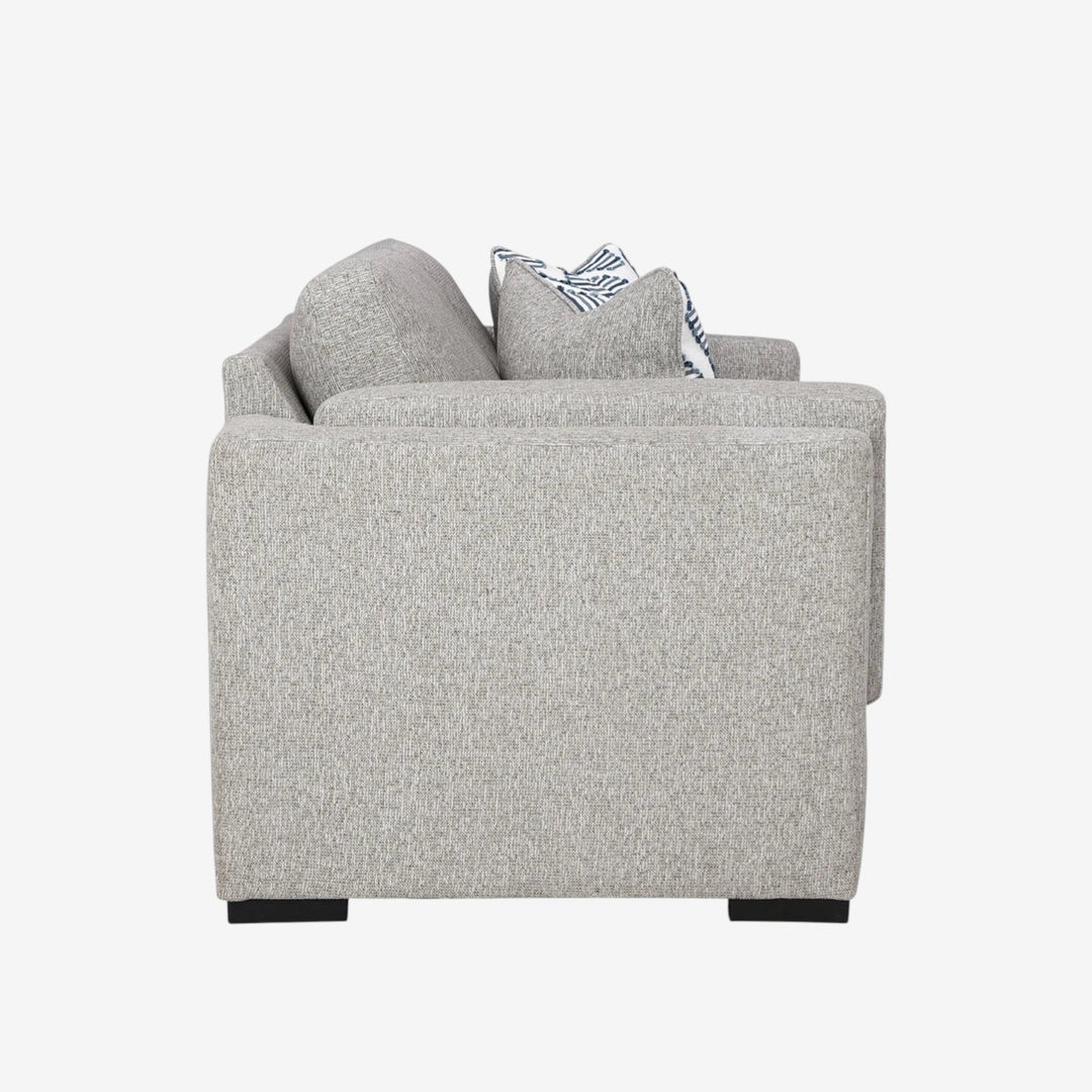 5450335 Evansley Loveseat In Fabric Upholstery - Pewter | Benchcraft By Ashley