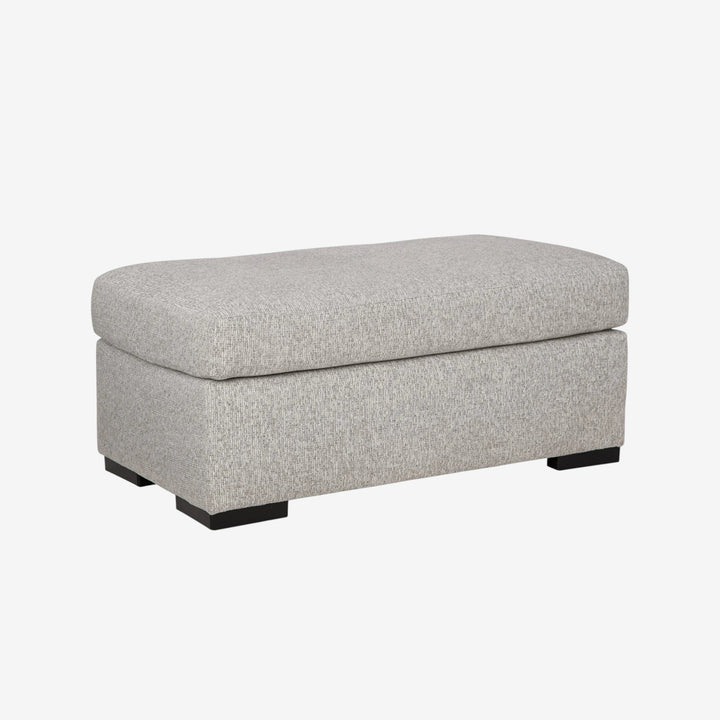 5450314 Evansley Chair Ottoman In Fabric Upholstery - Pewter | Benchcraft By Ashley