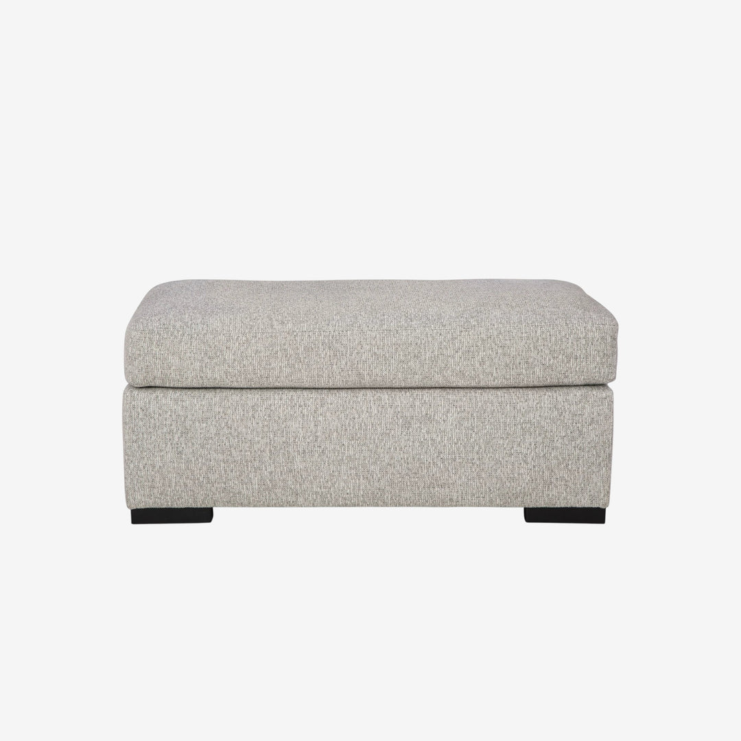5450314 Evansley Chair Ottoman In Fabric Upholstery - Pewter | Benchcraft By Ashley