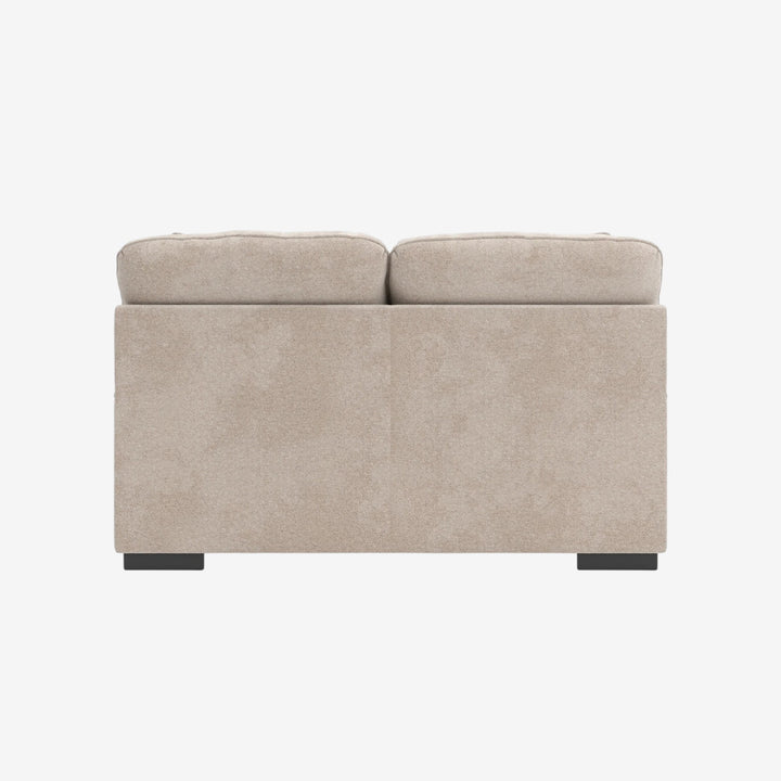 5990235 High Profile Loveseat In Fabric Upholstery - Taupe | Benchcraft By Ashley