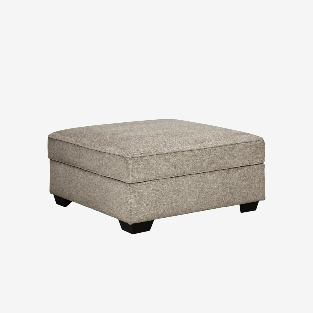 5610311 Bovarian Oversized Storage Ottoman In Fabric Upholstery - Stone | Signature Design By Ashley