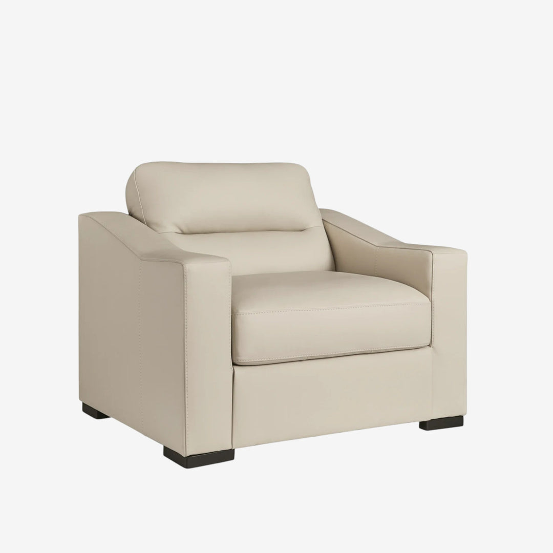 1930423C Treasure Trove Oversized Chair in Leather Upholstery - Almond | Signature Design By Ashley