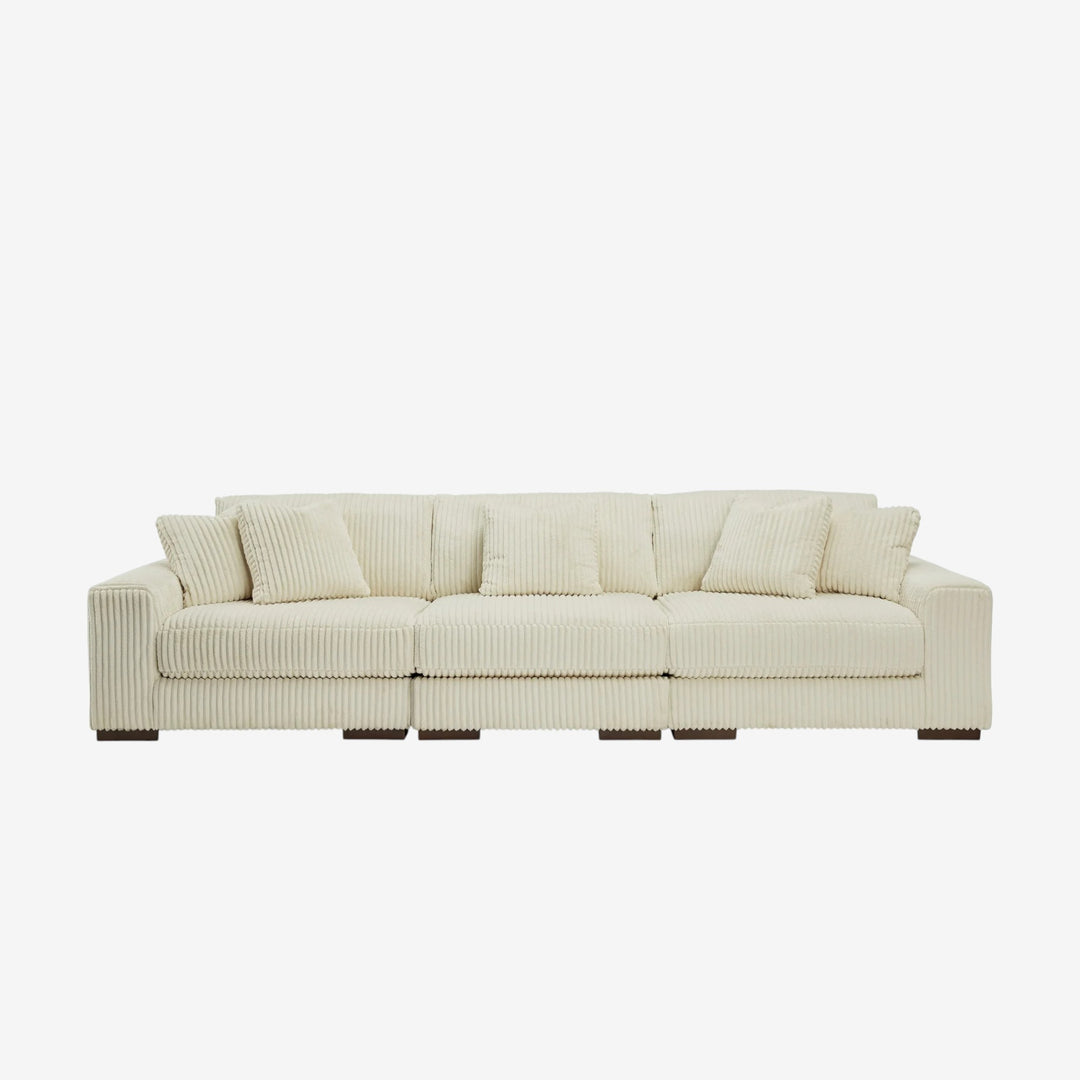 21104S14 Lindyn 3-Piece Sofa in Fabric Upholstery - Ivory | Signature Design by Ashley