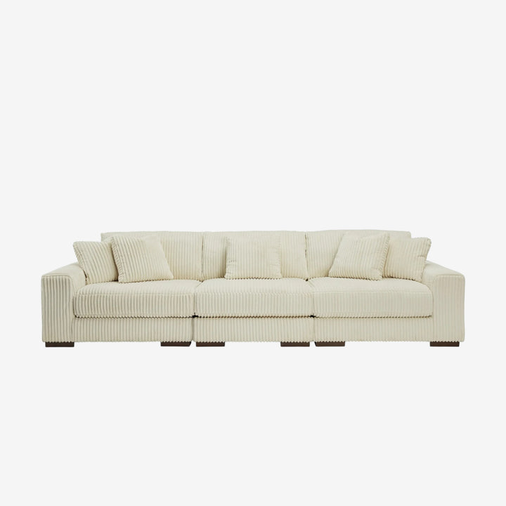 21104S14 Lindyn 3-Piece Sofa in Fabric Upholstery - Ivory | Signature Design by Ashley