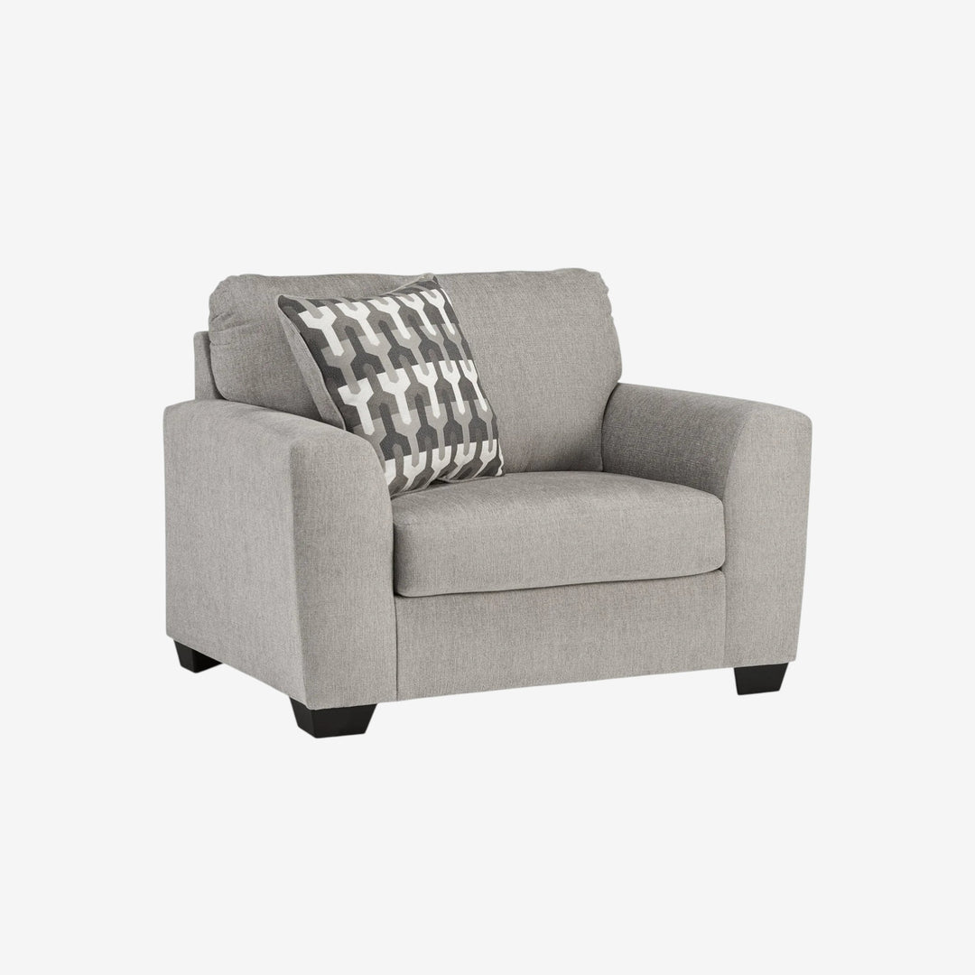 5080523 Avenal Park Armchair In Fabric Upholstery - Flannel | Signature Design By Ashley