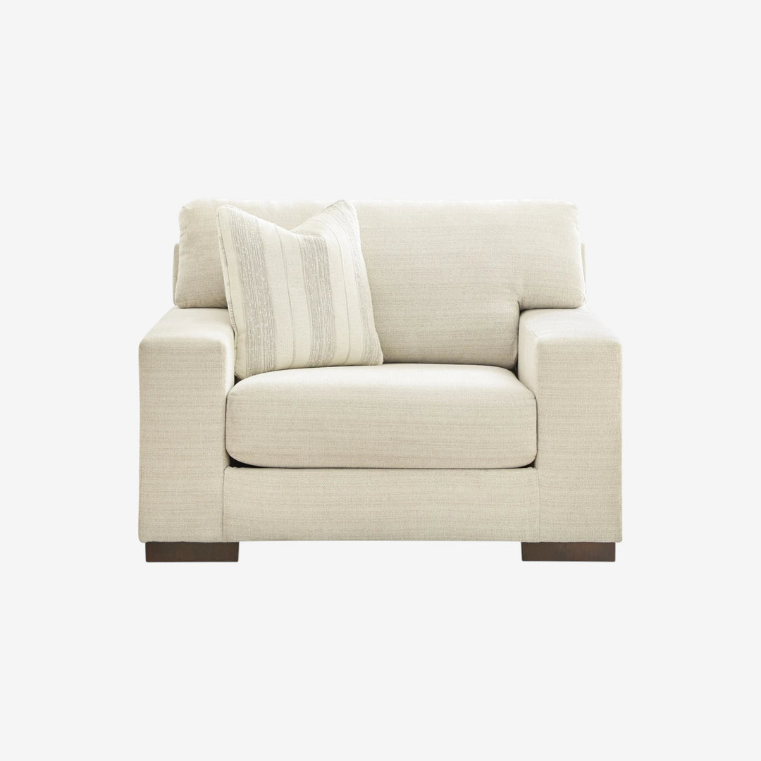 5200323 Maggie Oversized Armchair In Fabric Upholstery - Birch | Signature Design By Ashley