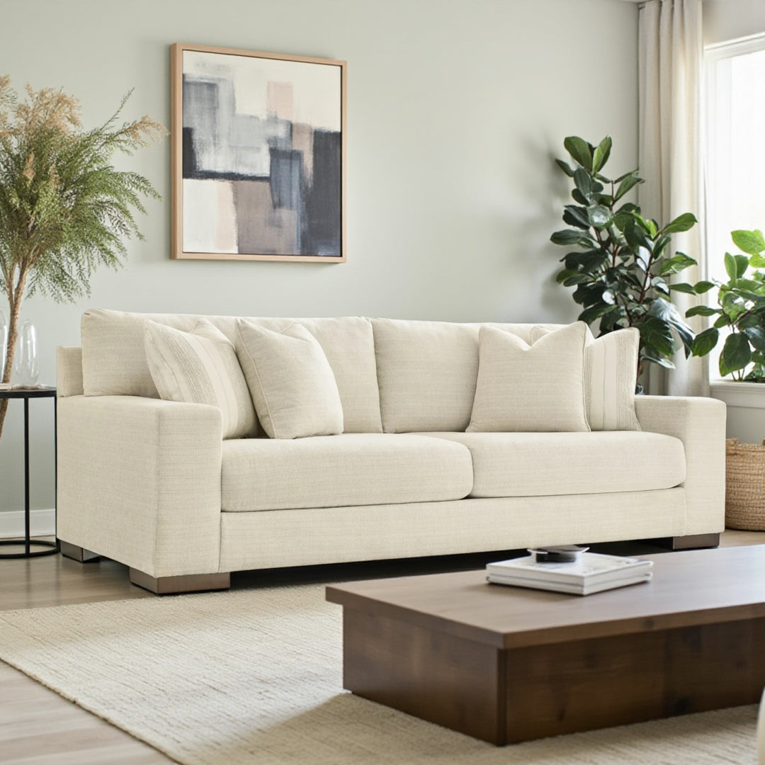 5200338 Maggie Stationary Sofa In Fabric Upholstery - Birch | Signature Design By Ashley