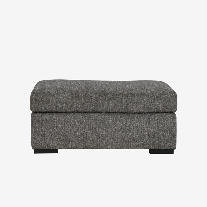 5240414 Gardiner Accent Ottoman In Fabric Upholstery - Pewter | Signature Design By Ashley