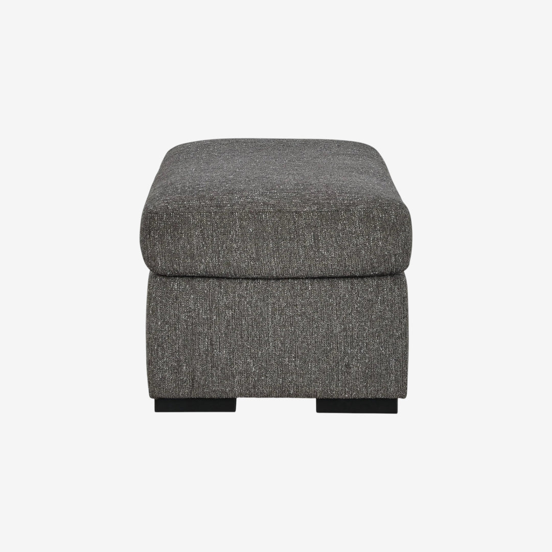 5240414 Gardiner Accent Ottoman In Fabric Upholstery - Pewter | Signature Design By Ashley