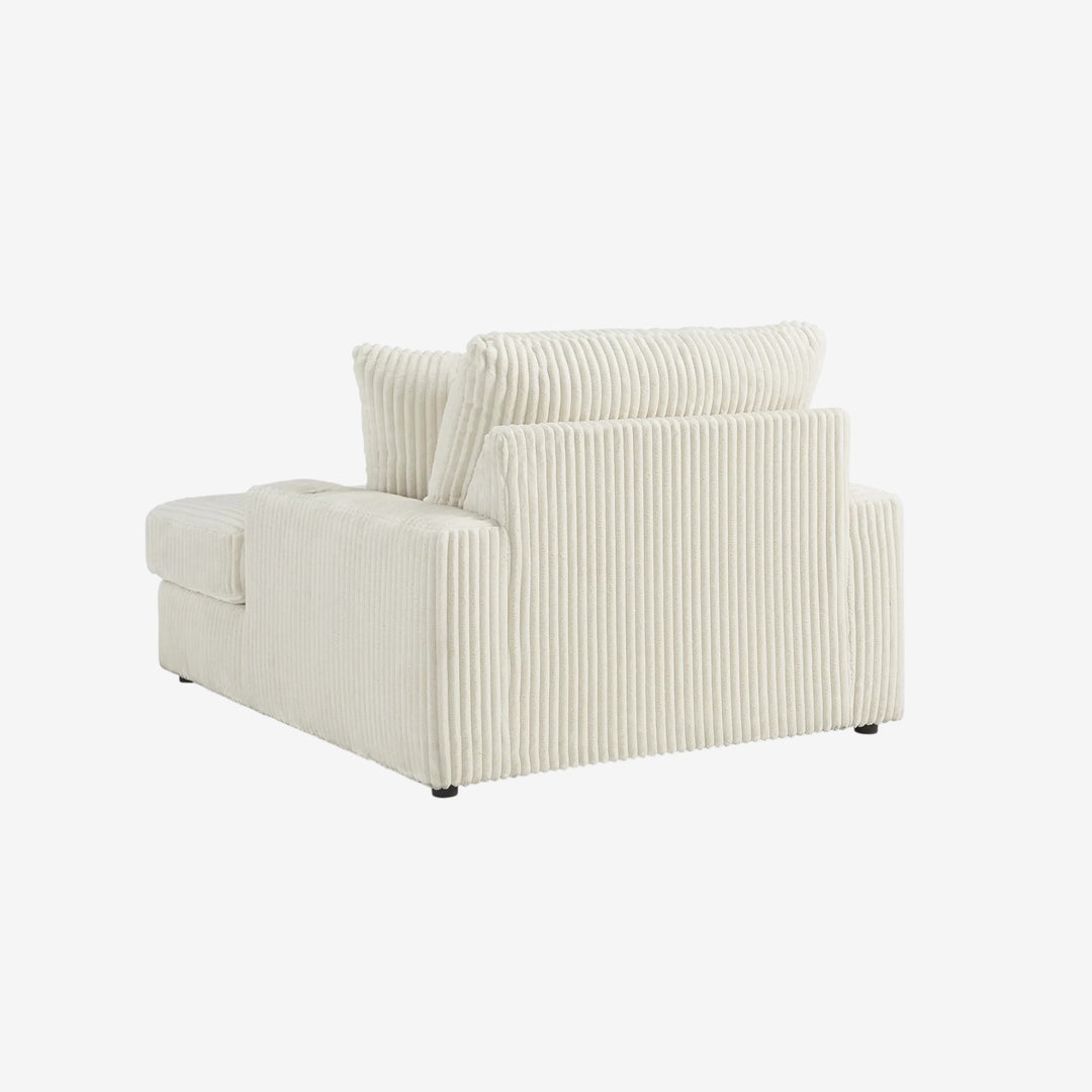 2110415 Lindyn Oversized Chaise In Fabric Upholstery - Ivory | Signature Design By Ashley