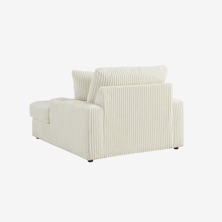 2110415 Lindyn Oversized Chaise In Fabric Upholstery - Ivory | Signature Design By Ashley