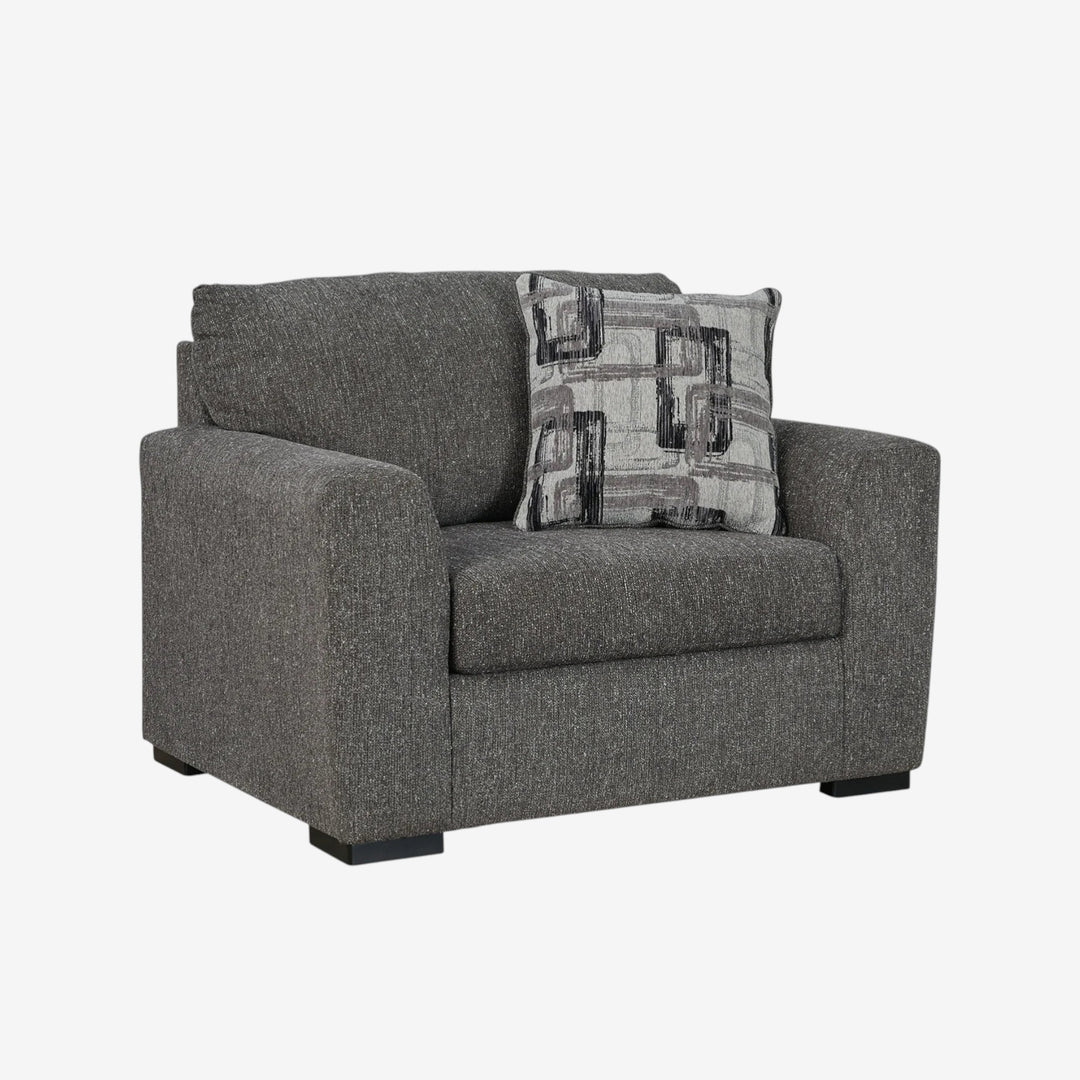 5240423 Gardiner Oversized Armchair In Fabric Upholstery - Pewter | Signature Design By Ashley