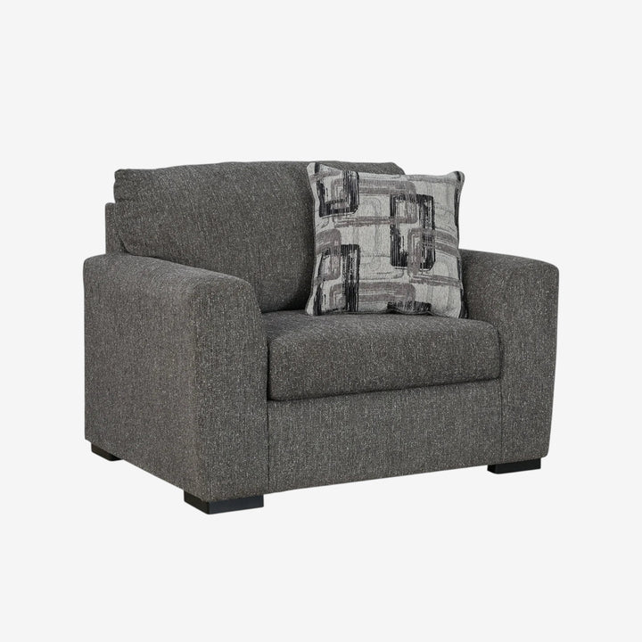 5240423 Gardiner Oversized Armchair In Fabric Upholstery - Pewter | Signature Design By Ashley