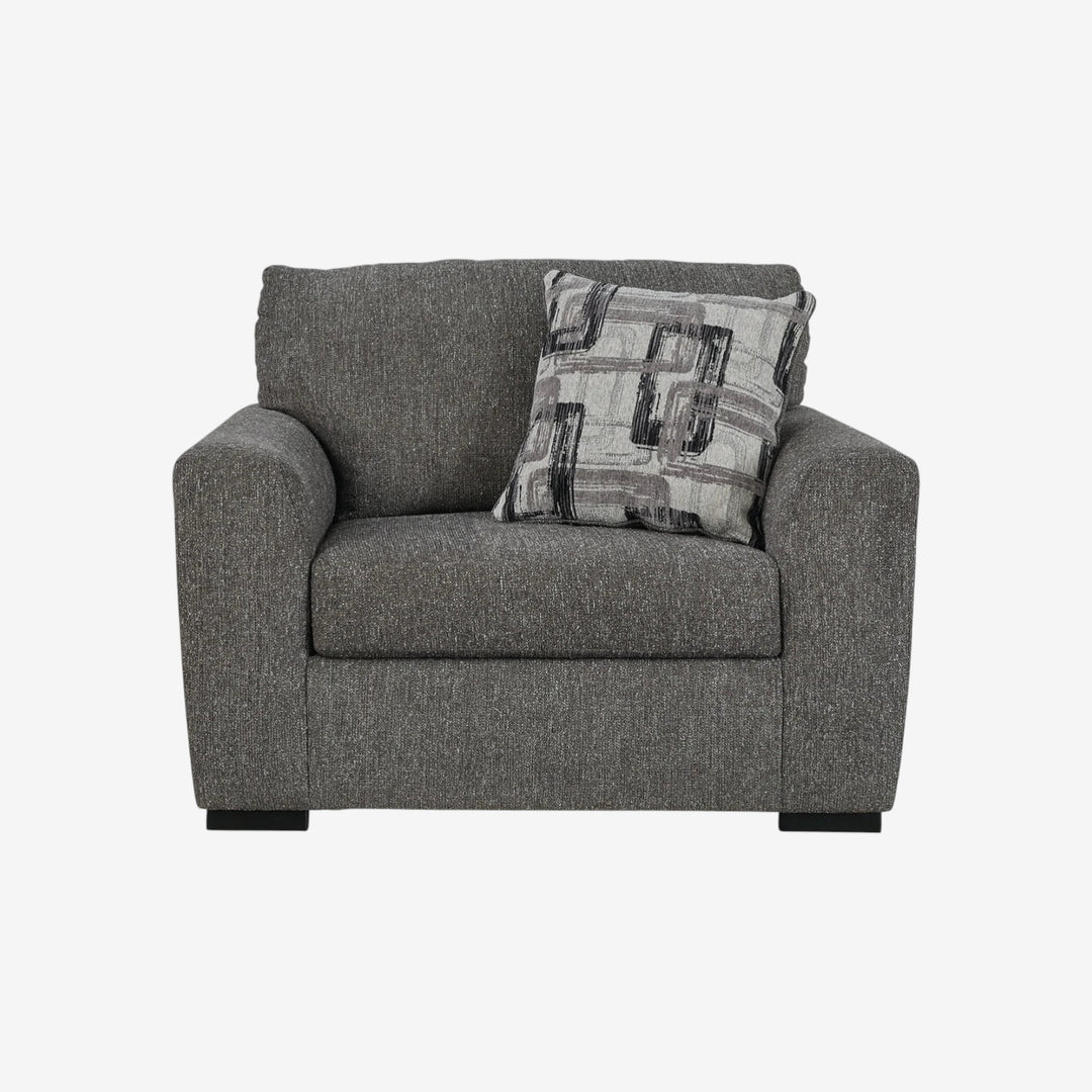 5240423 Gardiner Oversized Armchair In Fabric Upholstery - Pewter | Signature Design By Ashley