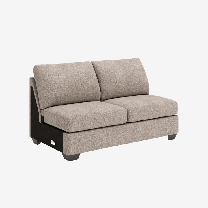 48404S3 Newellen 3-Piece Fabric Sectional Sofa With Dual Chaise - Hemp | Signature Design By Ashley