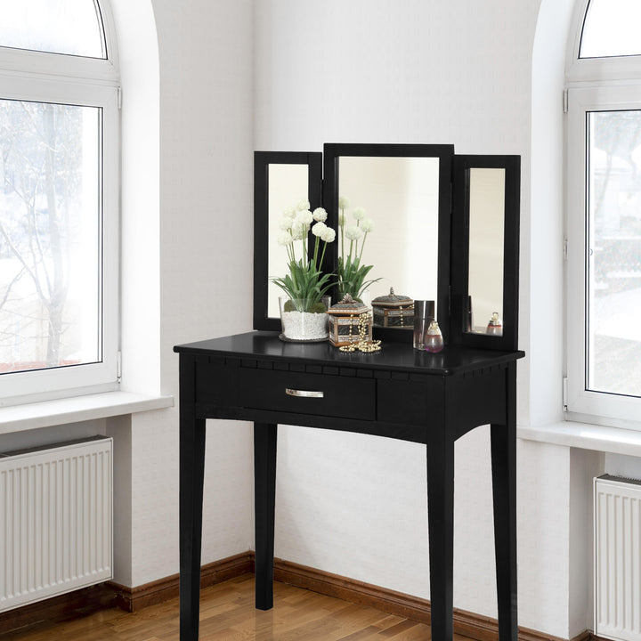 Rosalie Dazzling Black Vanity Set