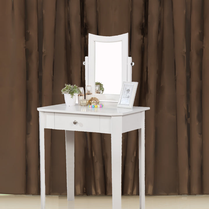 Alice Chic Vanity Set | Complete Bedroom Ensemble in White Finish
