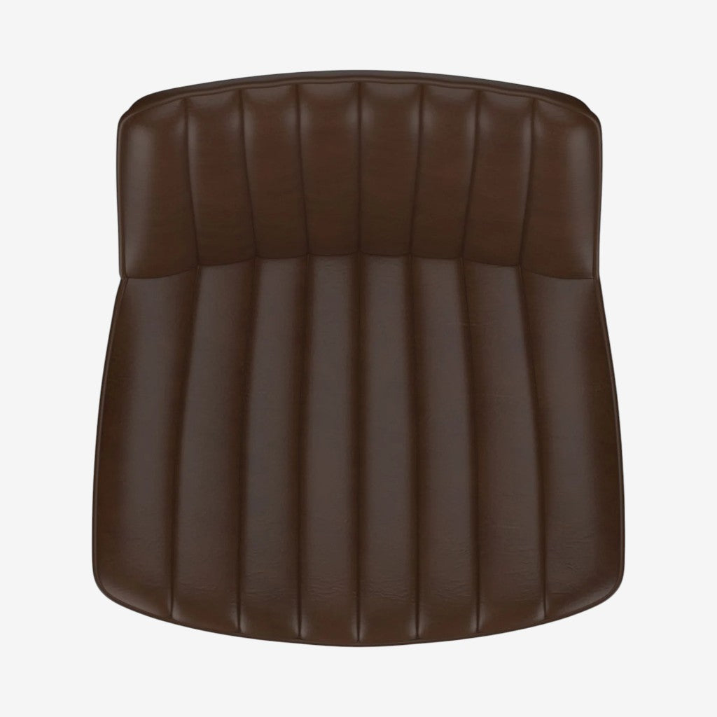Nexar Leather Upholstered Adjustable Air-Lift Counter Stool With Metal Frame (Set of 2) - Brown/ Black