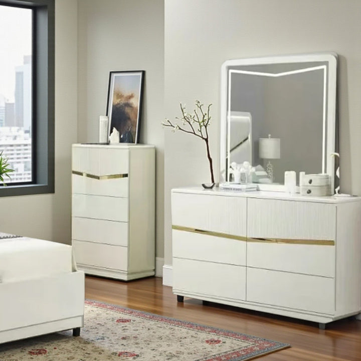 Canyon 8-Piece Bedroom Set - White | Modern, Sleek, Storage Solution & Built to Last