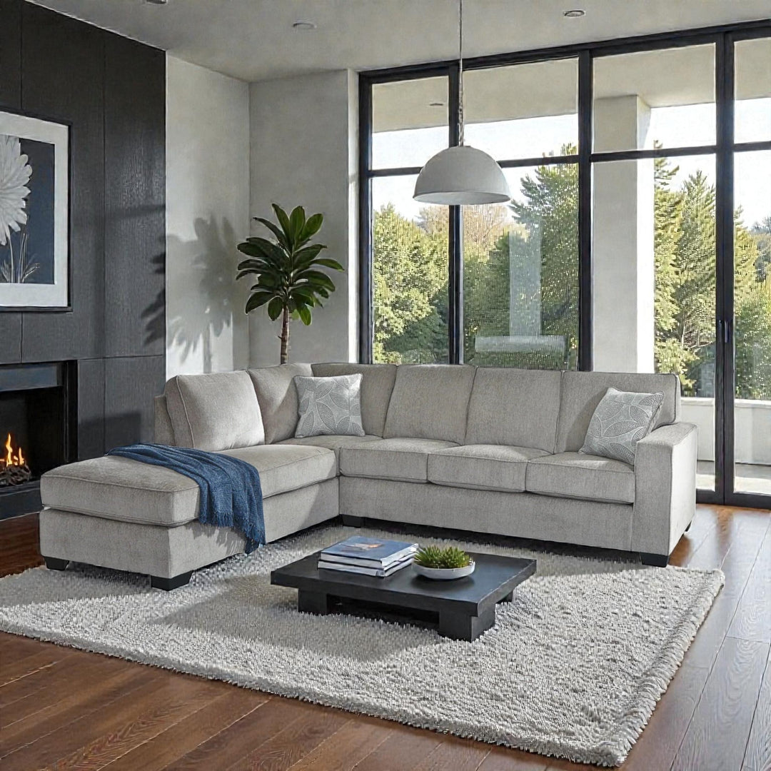 AFHS-1471001K Altari 2-Piece LAF Sectional Sofa - Alloy | Signature Design By Ashley