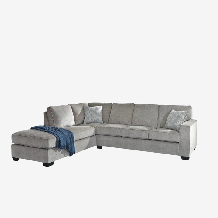 Altari 2-Piece Sectional Sofa In Fabric Upholstery - Alloy | Signature Design By Ashley
