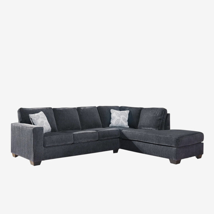 Altari 2-Piece Sectional Sofa In Fabric Upholstery - Slate | Signature Design By Ashley