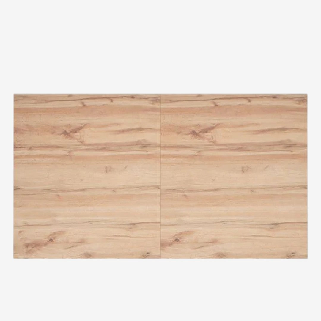 Zarek Extendable Wooden Dining Table - Natural/ Black