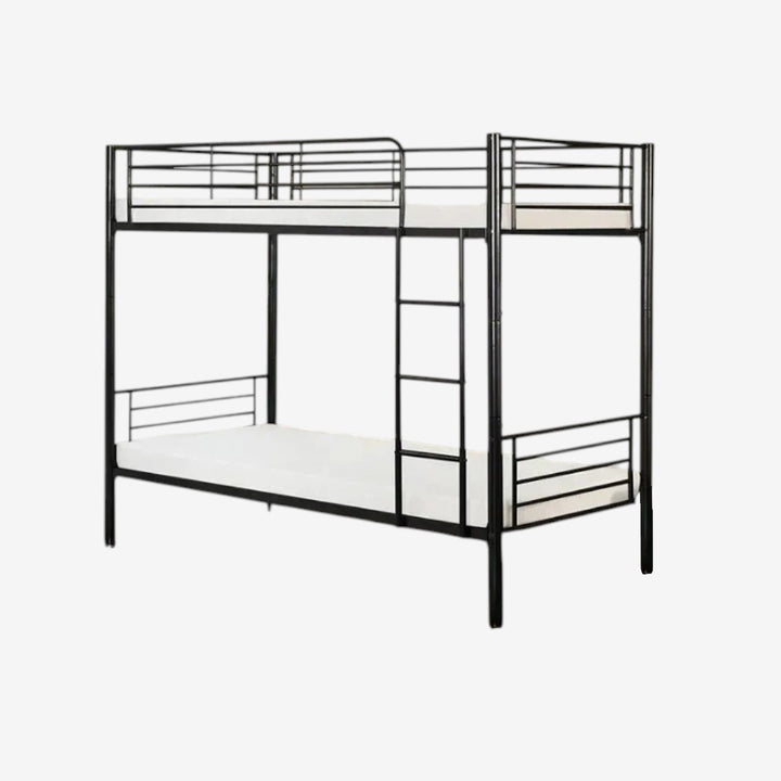 Reston Metallic Convertible Bunk Bed (Single/ Single) - Black