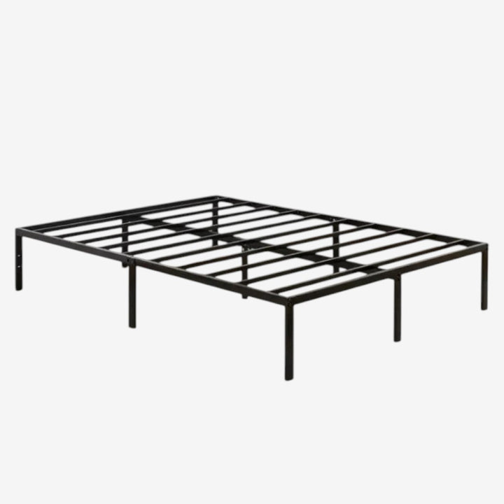 Torenza Metallic Platform Bed Frame With Anti-Slip Support - Black | In-Store Purchase Only