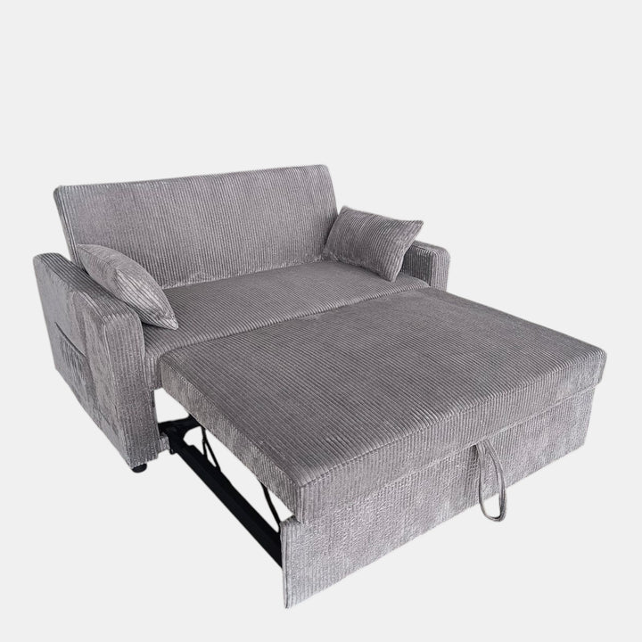 Jade Sofa Bed In Fabric Upholstery - Grey