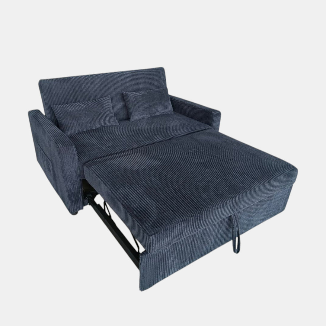 Jade Sofa Bed In Fabric Upholstery - Charcoal
